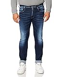 Replay Herren Anbass Aged Jeans, 007 Dark Blue, 28 W / 30 L