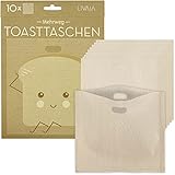 Toaster Bags: 10x Premium Toaster Tüten für Toaster, Backofen, Mikrowelle und Grill – Mehrweg ToasttaschenWiederverwendbar – Hitzebeständig bis 260 °C – Grill Toaster Beutel – Toaster Bag von LIVAI