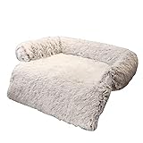 Weiche Haustierbetten, Sofa-Matte für Hunde und Katzen, Sofa, Haustier-Couch-Matte, Hundebett-Matratze, waschbar, rutschfest, Kunstfell, Hundebetten, Möb