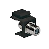 Faconet® Keystone Verbinder F-Buchse  F-Buchse, 75 Ohm SAT Antennen Anschluss zum Einbau in Keystone Pannels oder Anschlussdosen. (5 Stück)