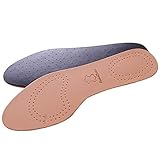 Exceart 1 Paar Stoßdämpfungs-Einlegesohle Anti-Geruchs-Desodorierungs-Schuheinsatzkissen Weiche Schuhpolster in Voller Länge für Freizeitschuhe mit Hohen Absätzen (39-40) (Flacher Kopf)