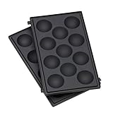 WMF Lono Snack Master Zubehör, Muffin Platten-Set, Cupcake maker, 2 abnehmbare Plattensets, antihaftb