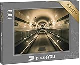 puzzleYOU: Puzzle 1000 Teile „Alter Elbtunnel, Hamburg, Deutschland“