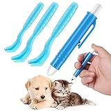 HezzLuv Zeckenentferner Set Für Hunde Katze, 3er Set Zeckenhebel, 1 Zeckenhaken, zeckenmittel, Zeckenentfernung In Sekunden, der Sichere Zeckenschutz Für Kinder & Haustiere, Hund, Katze Und M