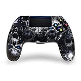 Controller für PS4 Controller Wireless for PlayStation 4 Controller Double Shock Gamepads( Skull)