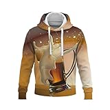 Herren Sweatshirt Herbst Langarm Mit Kapuze T-Shirt Outwear Poker Card Herren 3D