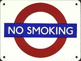 No Smoking No Smoking London Underground Rondell klein emaille S