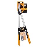 Fiskars Power Gear Astschere LX98 + Pflegeset im Set Astschneider S