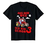 Kinder 3. Geburtstag Junge Ich bin schon 3 Jahre Traktor Trecker T-S