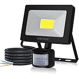 MEIKEE 30W LED Strahler mit Bewegungsmelder Superhell 3000LM LED Fluter IP66 Wasserdicht Außenstrahler 6500K Tageslichtweiß Scheinwerfer Außenbeleuchtung für Hof, Garage, G