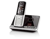 Gigaset S810A Dect-Schnurlostelefonmit Anrufbeantworter, incl. Headset, stahlg