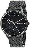 Tommy Hilfiger Herren Multi Zifferblatt Quarz Uhr mit Edelstahl Armband 1791507