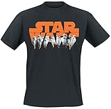 STAR WARS Logo - Stormtroopers T-Shirt schwarz M
