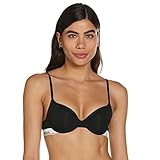 Calvin Klein Underwear Damen T-Shirt BH - Modern Cotton, Schwarz (Black 001), 80E (Herstellergröße: 36DD)