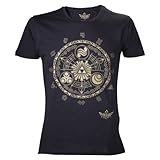Nintendo T-Shirt -M- Zelda Golden Map, schw