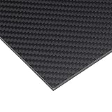 AFuex 3K Carbonfaserplatten Composites Carbon-Platte 250x400mm Dicke (0,2-1,5mm) Twill-Webart, Mattes Finish,250x400mm,0.2