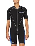 Cressi Herren Neopren Schwimmanzug Lido, schwarz/blau, XXL, LV455006