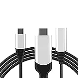 MeterBew1147 HDMI-kompatibles Kabel 4K HDMI-kompatibles Kabel Videokonverter HDTV-Telefon-zu-TV-Adapter Kapazität für mehrere Geräte - Schwarz 2090x22x10