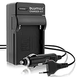 Blumax NP-FM-500H Ladegerät | passend zu Sony Alpha A57 A58 A65 A65V A68 A77 A77V A99 A99 II UVM