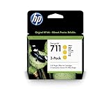 HP Inc. Ink Yellow No.711 **3-Pack**, CZ136