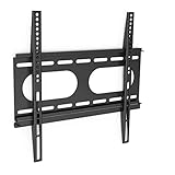 Hama TV-Wandhalterung (Fernseher von 32 bis 56 Zoll (81 cm bis 142 cm Bildschirmdiagonale), inkl. Fischer Dübel, VESA bis 400 x 400, Wandabstand nur 2,5 cm, max. 50 kg) schw