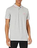 BOSS Herren Paul Curved Polohemd, Open Grey64, M