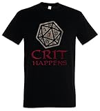 Urban Backwoods Crit Happens Herren T-Shirt Schwarz Größe 5XL