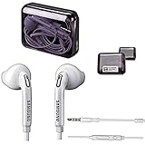 Samsung Handy Stereo Premium Headset Jewel Case Box - In-Ear Kopfhörer - Freisprecheinrichtung - in der Farbe Weiß für kompatible Mobiltelefone mit 3,5 mm Klink