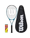 Wilson Ultra Power XL 112 Tennisschläger inkl. Performance Cover & 3 Tennisb