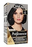 L'Oréal Paris Preference Haarfärbemittel 1 Napoli Black