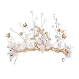 Haarband Krone Haarschmuck Braut Kopfschmuck Frau Strasssteine Kristall Tiaras Braut Party Hochzeit Haar Geburtstagskrone ZJSXI