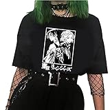 KIACIYA Tokyo-Revengers Tshirts Draken Tokyo-Revengers Shirts Anime Jungen Mikey Sano Hinata Shirt Mädchen Manga T-Shirt Oberteile 3D Druck Männer Frauen Kurzarm Tops Cosplay Mode Unisex (Black-A,M)