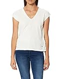 Replay Damen W3338 T-Shirt, 562 Chalk, XL