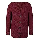 ZYYM Pullover Damen Cardigan Casual Oversize Strickpullover Langarm Strickjacke Oberteil Coat Grobstrick Sweater Casual Winter Strickmantel Damen Lang Strickmantel Strickjacke Sweater Sw