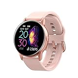 XXH DT88 Smartwatch Damen IP68 Wasserdicht 1,22 Zoll Bildschirm Herzfrequenz Blutdruck Geeignet für Android IOS(C)