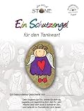 The Art of Stone EIN Schutzengel für den Tankwart - Naturstein Handbemalt - personalisierbar Wunschname - Geschenkidee Beruf Ausbildung Lehrling Prüfung S