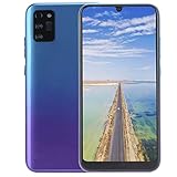 NOTE20+ 6,26 Zoll 3G Smartphone, 1+16 GB, Waterdrop Screen Handy mit Glasabdeckung, Gesichtserkennung, HD 2MP Dual Kamera, Android 5.1, MT6580A Quad-Core CPU für Game Movies Gifts(Farbverlauf lila)