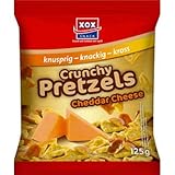 XOX Crunchy Pretzels Cheddar Cheese, 9er Pack (9 x 125g)