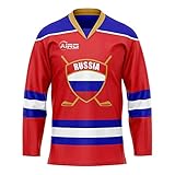 Airosportswear Russia Home Ice Hockey Football Soccer T-Shirt Trik