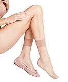 FALKE Damen Shelina 12 DEN W SO Socken, ultra-transparent, Beige (Brasil 4679), 35-38