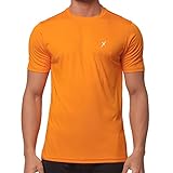 CFLEX Herren Sport Shirt Fitness T-Shirt Sportswear Collection - Orange L
