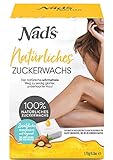 Nad's Zuckerpaste Haarentfernung Waxing Set für Gesicht, Körper, Rücken, Beine, Bikinizone, Arme, Achseln, Frauen+M
