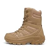 Holystep Wanderstiefel Herren Trekkingschuhe Outdoor Army Combat Tactical Patrol Stiefel Unisex, a, 41 1/3 EU