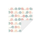 AQQA Bandana Schals Ballgarn zum Stricken Handarbeit Sport Bandana Mehrzweckmuster Taschentücher für Erwachsene Kinder 22 'X 22' Einzelpackung