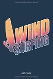 Windsurfing Notizbuch: Geschenkidee für Windsurfer, kariert, 120 S