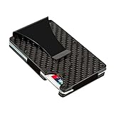 Winnfy Carbon Fiber Brieftasche Geld- Clip Brieftasche Rfid Brieftaschen Blockieren Minimalistischen Brieftasche Aluminium Schlank Cash Kreditkarte H