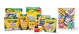 CRAYOLA® Super Color Mal- & Bastelset, Kunst- & Bastelbedarf, Malutensilien, Materialien für den Schulbeginn, Geschenke für Kinder, Alter 5, 6, 7, 8