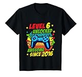 Kinder Level 6 Unlocked Awesome 2016 Spiel 6. Geburtstag T-S