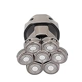 5 in 1 Multifunktionaler Elektrorasierer, Elektrorasierer für Herren, 7 Unabhängige Schwimmende Köpfe für Einfaches Beladen Wiederaufladbare Wasserdichte Haarschneidemaschine N