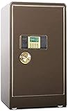Digitaler Tresor, Tresor mit LCD-Display Elektronischer Tresor, Geldkassette, Haustresor, Schließfach, 2 Notschlüssel Eintüriges Büro Ganzstahl Elektronischer Passwort-Safe-Schrank Versicherung